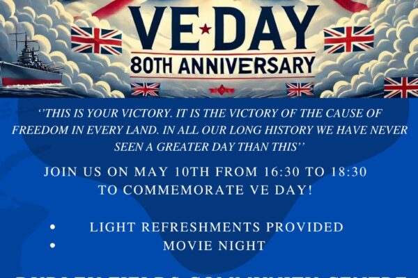 We come together to celebrate VE Day